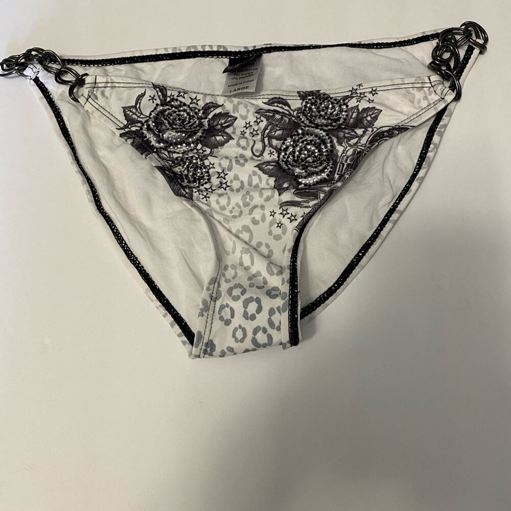 NWOT sinful by Affliction Sarasota chain bikini bottom large